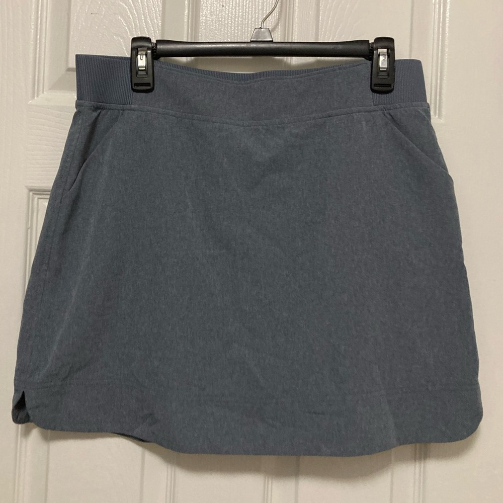 32 Degrees Cool Gray Blue Pull On Skorts #A
